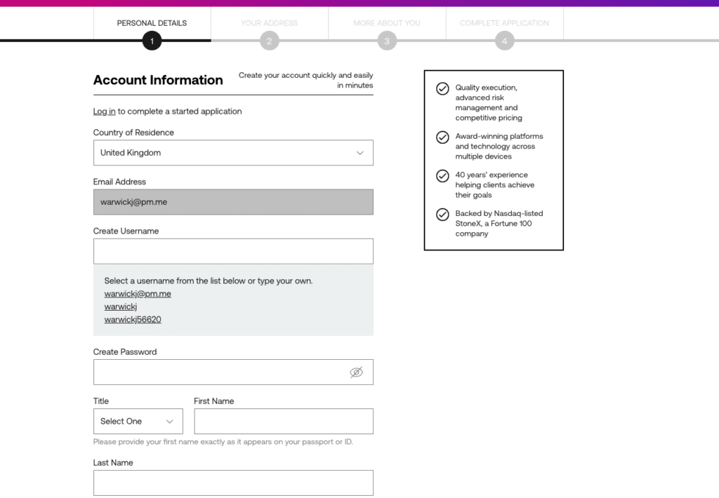 City Index 9 My City Index application Process (4-steps)