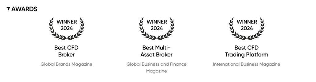 Vantage Markets 9 Vantage Markets Awards - December 2024