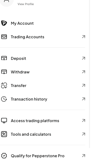 Pepperstone 9 Pepperstone Account options