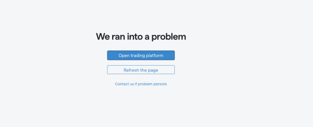 Issues with IG Demo Account