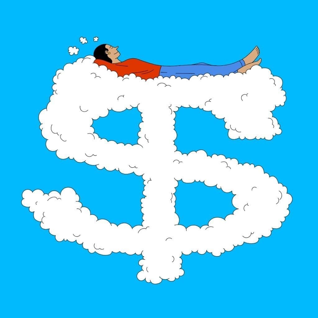 How Trading Platforms Make Money 5 Man sleeping on a dollar sign showing overnight fees