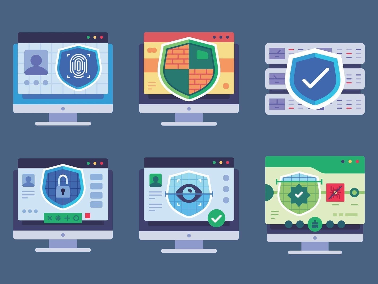 How to Choose a UK Trading Platform 3 Computers with padlocks indicating security and safety