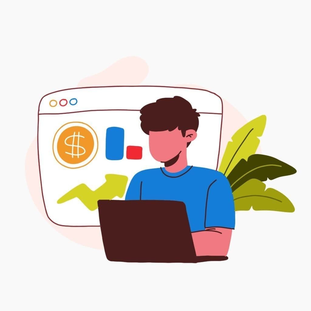 How Trading Platforms Make Money 6 Man looking at his trading screen